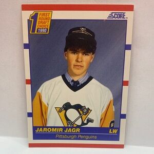 1990 Score Jaromir Jagr Penguins (Rookie) #428 (066)